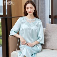 Women Silk Sleepwear Nightgowns -A6PCF8W6