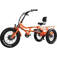 M-360 Semi-Recumbent Electric Trike Orange