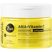 7 days - AHA + Vitamin C Exfoliating Peeling pads - 150 ml