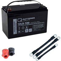 USV-Akku Q-Batteries 216V-Anlage 18 x 12LS-100 für Sicherheitsbeleuchtung Inkl. Zubehör