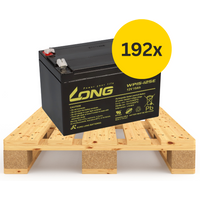 192× Kung Long WP15-12SE 12V 15Ah AGM-Akku – 1 Palette