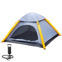 Tienda de campaña estructura hinchable gris 210x210x135 cm
