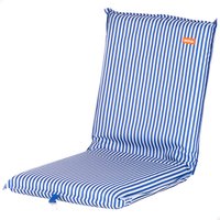 Asiento playa plegable 40x48x56 cm rayas marineras