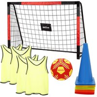 Pack mundial españa balón, portería grande, petos y conos 23 cm