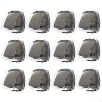 Pack 12 apliques solares 8,5x5,5x9 cm