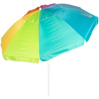 Sombrilla playa antiviento 8 varillas 240 cm multicolor
