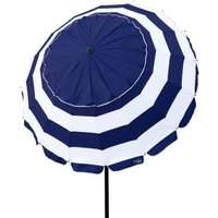 Sombrilla playa antiviento 16 varillas 220 cm rayas marineras