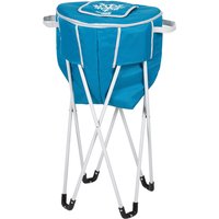 Nevera portátil plegable con soporte para camping