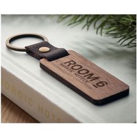 Allbranded Deal Enjoy 38% Off Custom Walnut and PU Key Rings for Bulk Gifts