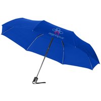 Corporate Gift Automatic Open Umbrella Alex – royal blue – with 48h express logo print 21.5 inch metal frame rain brolly