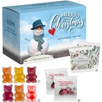 Promotional Merchandise Tea-Bears Advent Calendar with Custom Logo Print – Fruit Gums with Tea Extract – Branded Sweets for Events