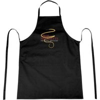 Promotional Merchandise Reeva Cotton Apron with Express Logo Print – 100% Cotton – Solid Black – Protective Garment for Hospitality