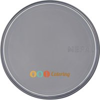 Promo Product Lunch Pot Ellipse – silver – with 48h express logo print 700ml 2-compartment BPA free food storage container
