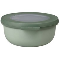 Corporate Gift Multi-bowl Mepal Cirqula – sage – with 48h express logo print 350 ml stackable kitchen storage food container