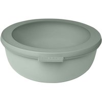 Corporate Gift Multi Bowl Mepal – sage – with 48h express logo print 1250 ml unbreakable BPA free airtight leak-proof food container