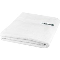 Promo Giveaway Bath Towel Riley – transparent clear – with custom logo print 100x180cm 550g/m² cotton sustainable hotel bathroom linen
