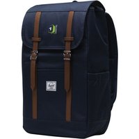 Corporate Gift Herschel Retreat Recycled Backpack with Embroidered Logo – 23L Recycled Fabric – Navy – Laptop Rucksack for Business