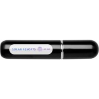 Branded Merchandise Perfume Bottle Filla – matt black – with 48h express pad print 5 ml capacity for corporate trade show giveaways