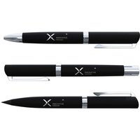 Executive Gift SCX.design B11 3-Piece Set with Express Laser Engraving – Solid black – Professional Writing Instruments for Business