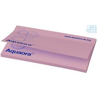Promotional Item Sticky Notes Sticky-Mate – light pink – with custom logo print 127x75mm 50 pages 80g/m2 printed branded memo pad