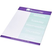 Promotional Product Sticky Notes Desk-Mate® – white – with custom logo print 100 pages 210x297mm 80g/m2 printed writing pad
