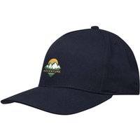 Corporate Gift Baseball Cap Onyx Aware – navy – with 48h express embroidery 58cm 70% recycled cotton custom headwear for staff