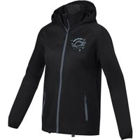 Corporate Gift Dinlas Women's Lightweight Jacket with Express Logo Print – XL – 500mm Water Resistant – Solid black – Outerwear for Events