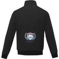 Corporate Gift Keefe Unisex Bomber Jacket with Express Embroidered Logo – XS – Solid black – Technical Outerwear for Staff Uniforms