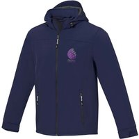 Corporate Gift Jacket Langley – navy – 48h express custom embroidery 300gsm GRS recycled polyester, 5k waterproof for staff branding