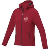Corporate Gift Jacket Langley – red – with 48h express custom embroidered 300gsm GRS recycled polyester, waterproof, for staff branding