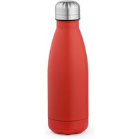 Corporate Gift Bottle Mississippi 450 – red – with custom logo print 430ml double wall leakproof recycled stainless steel thermos