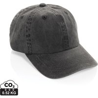 Branded Merchandise Baseball Cap BEAU AWARE – black – with custom logo embroidery 270gsm recycled cotton fabric corporate headwear