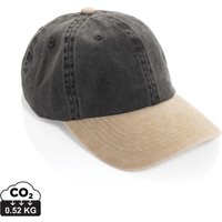 Branded Merchandise Baseball Cap BEAU AWARE™ – black – with custom logo embroidery 270gsm recycled cotton twill corporate headwear