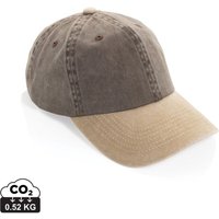 Branded Merchandise Baseball Cap BEAU AWARE™ – brown – with custom logo embroidery 270gsm recycled cotton twill corporate apparel