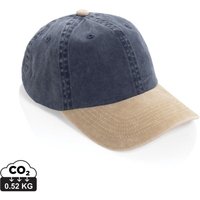 Corporate Gift Baseball Cap BEAU AWARE™ – navy – with custom logo embroidery 270gsm recycled cotton twill headwear staff uniform