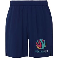 Corporate Gift Shorts Murray – navy blue – with 48h express logo print recycled polyester breathable for professional company uniforms