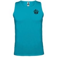 Branded Merchandise Andre Mens Sports Vest with Express Logo Print – 2XL Quick-Dry Fabric – Turquois – Technical Apparel for Training