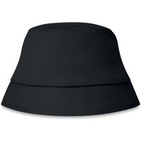 Branded Merchandise Baseball Cap – black – with custom logo embroidery 160 gr/m² one size cotton sun headwear for corporate events