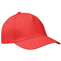 Corporate Gift Baseball Cap – red – with custom logo embroidery 160gsm cotton twill adjustable custom headwear for staff