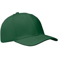 Corporate Gift Baseball Cap 6 Panel – dark green – with custom logo embroidery 260gsm cotton one size fits most headwear staff uniform