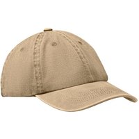 Corporate Gift Baseball Cap Vintage 265 gr/m² – khaki – with custom logo embroidery 265 gr/m² cotton custom headwear staff uniform