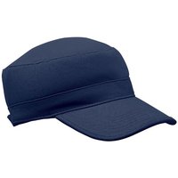 Branded Merchandise Baseball Cap – blue – with custom logo embroidery 260gsm brushed cotton adjustable hook headwear uniform