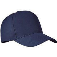 Branded Merchandise RPET 5 Panel Baseball Cap with Embroidered Logo โ Recycled Polyester โ Blue โ Promotional Headwear for Events