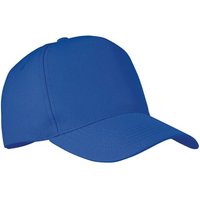 Branded Merchandise RPET 5 Panel Baseball Cap with Embroidered Logo โ 210 gsm Polyester โ Royal Blue โ Headwear for Staff Uniforms