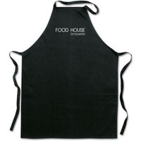 Promotional Merchandise Cotton Kitchen Apron with Custom Logo Print – High Quality 180gsm – Black – Staff Uniform for Hospitality