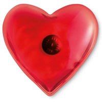 Promo Giveaway Heart Hand Warmer – red – with custom logo print reusable heat pad printed wellness giveaway