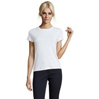 Promotional Product T-Shirt REGENT WOMEN – white – with custom logo print 150g/m² 100% cotton OEKO-TEX custom corporate apparel
