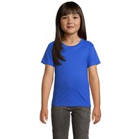 Promotional Clothing Kids T-Shirt SOL'S PIONEER – royal blue – with custom logo print 175gsm 100% organic cotton ideal for schools