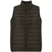 Corporate Gift STREAM WOMEN Bodywarmer with Embroidered Logo – S Lightweight RPET – Dark Chocolate – Sleeveless Jacket for Staff