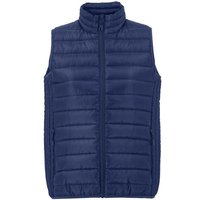Corporate Gift STREAM WOMEN Bodywarmer with Embroidered Logo – XL Lightweight 100% Polyester – Denim – Sleeveless Jacket for Staff Uniforms